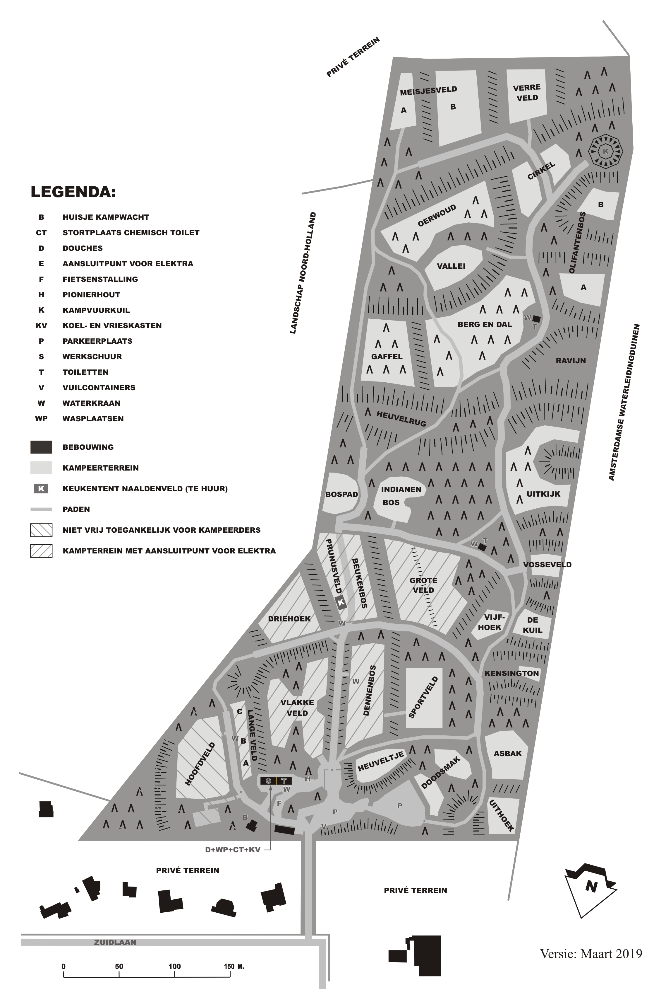 2019 Plattegrond NL Zwart Wit